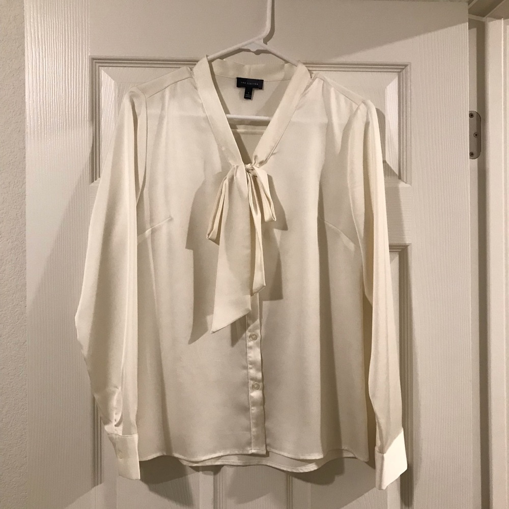 The Limited Tie Neck Blouse